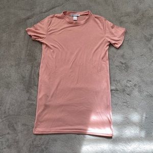 Pink T Shirt Dress, XS